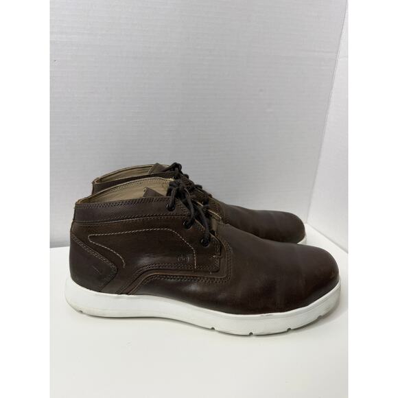 Red Wings Mens Cross LITE Chukka Leather Boots Safety Toe Work #6719 Brown 12 main image 6